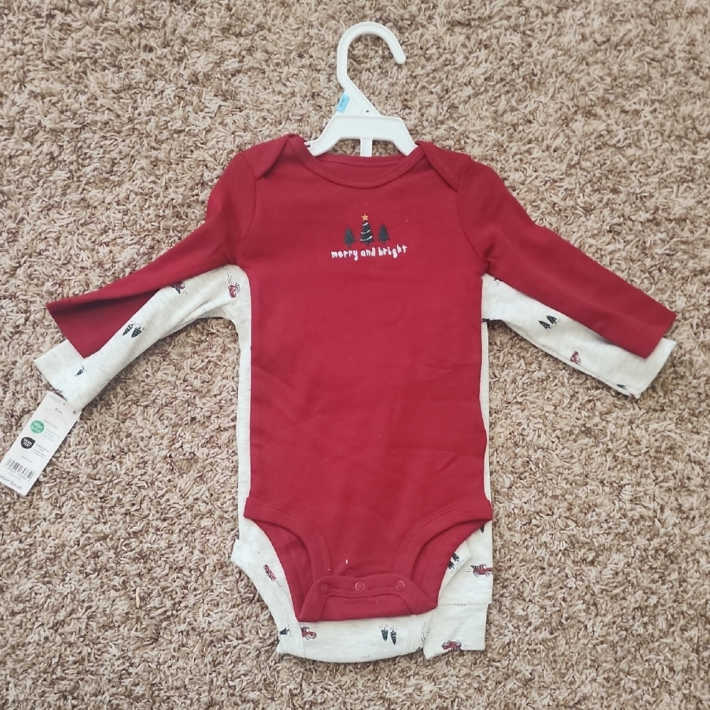 Red and White Kids One Piece